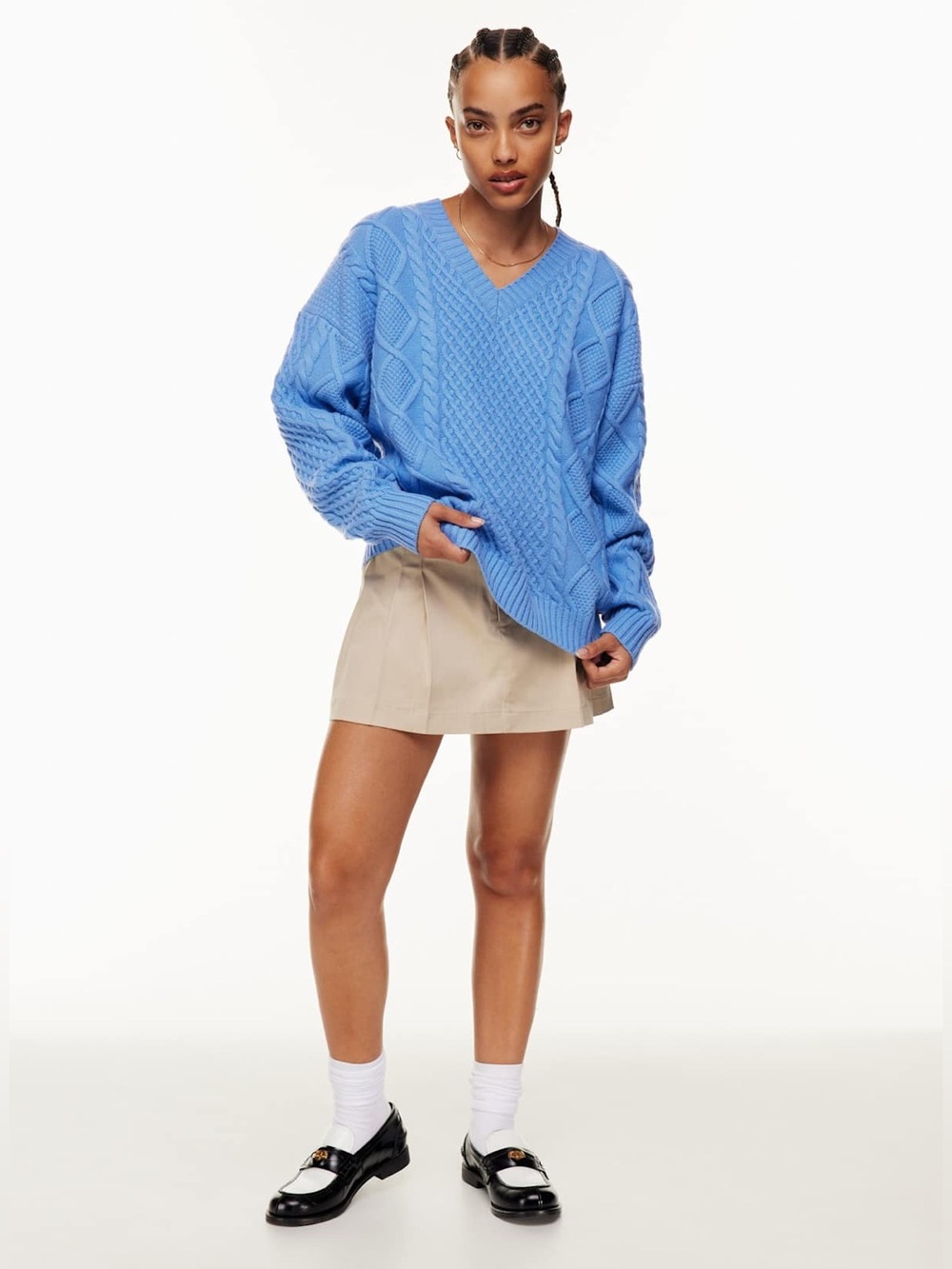 Aritzia Sunday Best Peggy V-neck Sweater